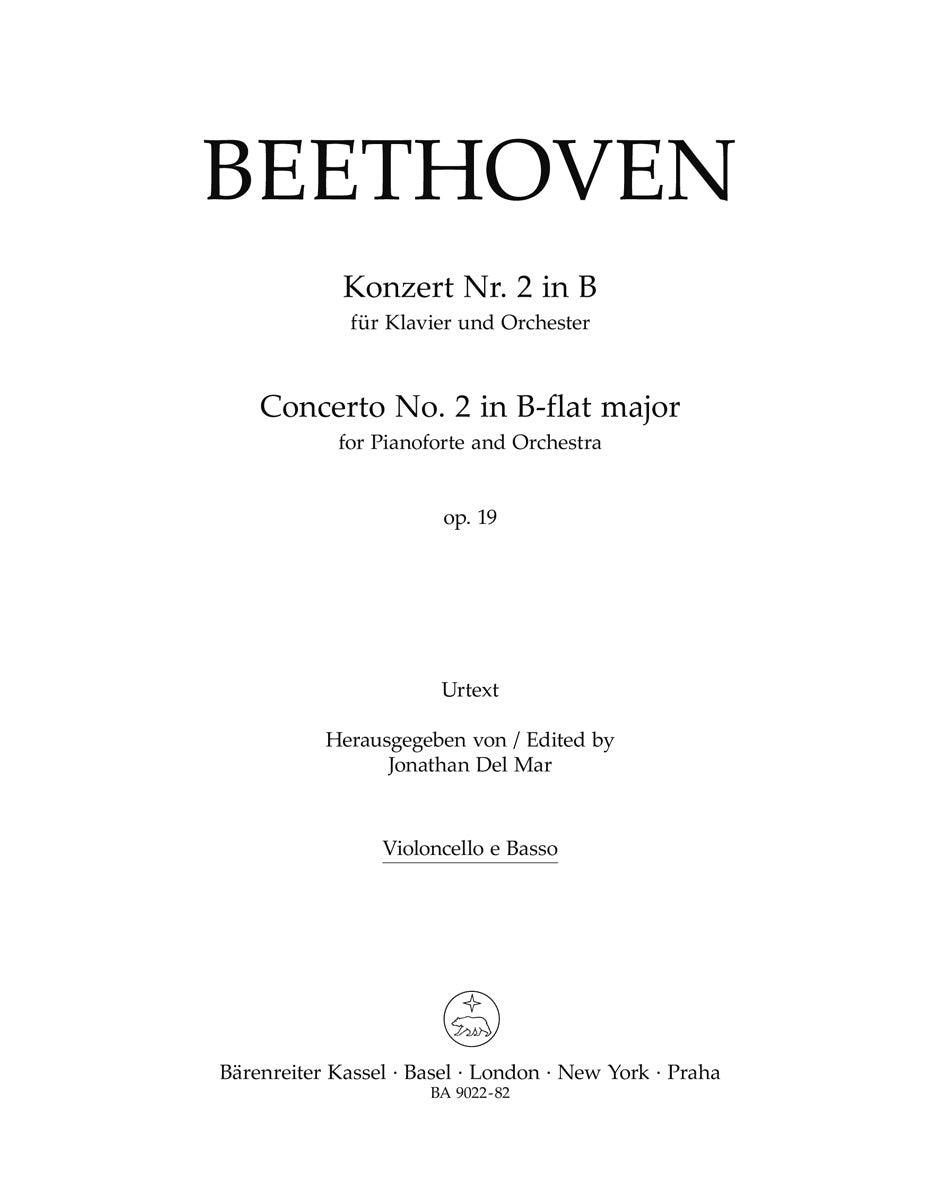 Beethoven: Piano Concerto No. 2 in B-flat Major, Op. 19