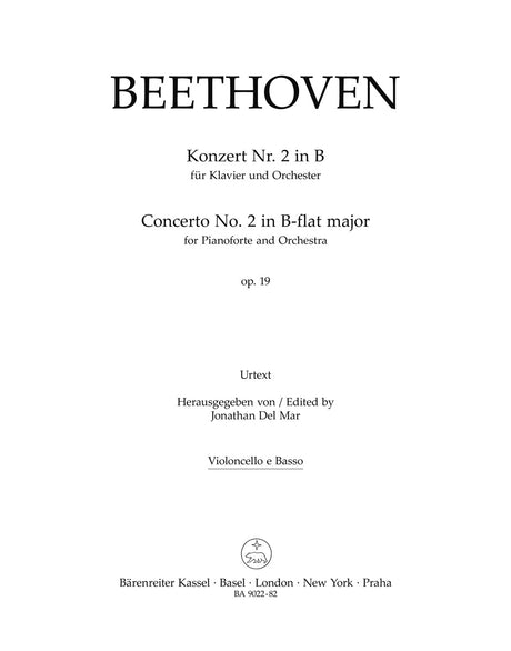 Beethoven: Piano Concerto No. 2 in B-flat Major, Op. 19