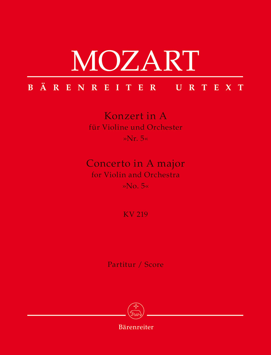 Mozart: Violin Concerto No. 5 in A Major