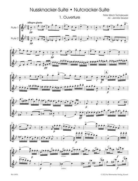 Tchaikovsky: Nutcracker Suite (arr. for 2 flutes)