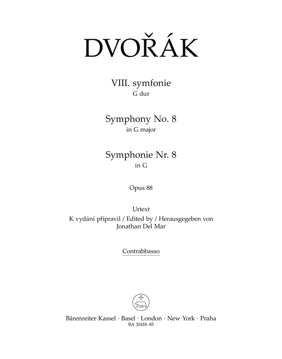 Dvořák: Symphony No. 8 in G Major, Op. 88