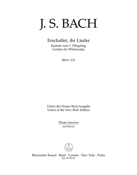 Bach: Erschallet, ihr Lieder, BWV 172