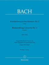 Bach: Brandenburg Concerto No. 2 in F Major, BWV 1047 (with performance markings)