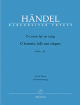 Handel: O come let us sing, HWV 253