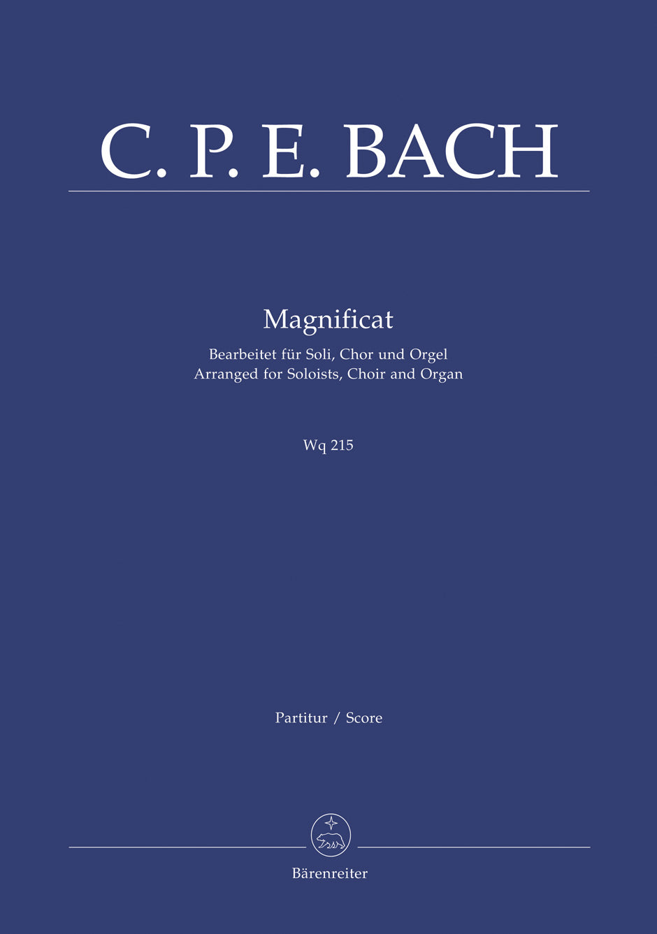 C.P.E. Bach: Magnificat, Wq. 125 (arr. for choir & organ)