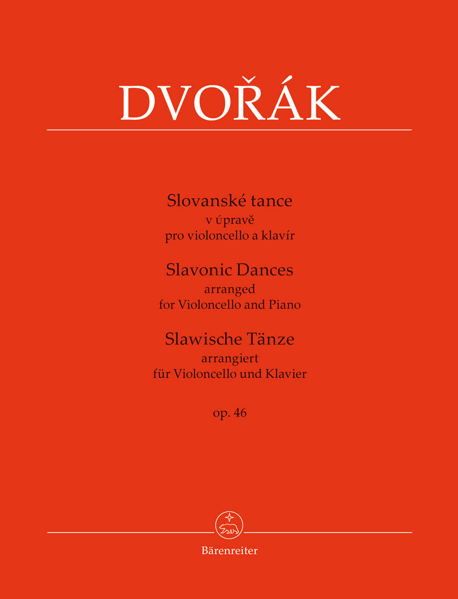 Dvořák: Slavonic Dances, Op. 46 (arr. for cello & piano)