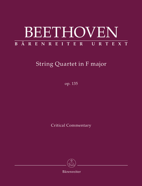 Beethoven: String Quartet in F Major, Op. 135