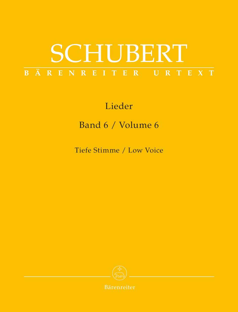 Schubert: Lieder - Volume 6