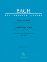 Bach: Concerto for Oboe, Violin, Strings and Basso continuo in C Minor