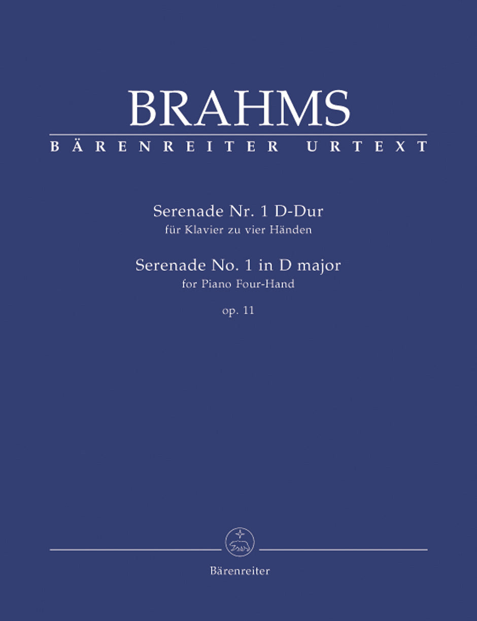 Brahms: Serenade No. 1 in D Major, Op. 11 (version for piano, 4-hands)