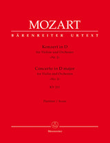 Mozart: Violin Concerto No. 2 in D Major, K. 211