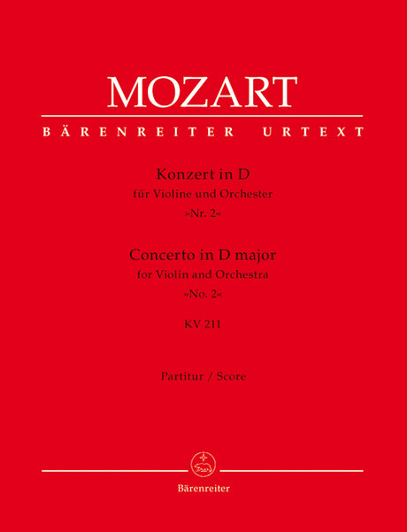 Mozart: Violin Concerto No. 2 in D Major, K. 211