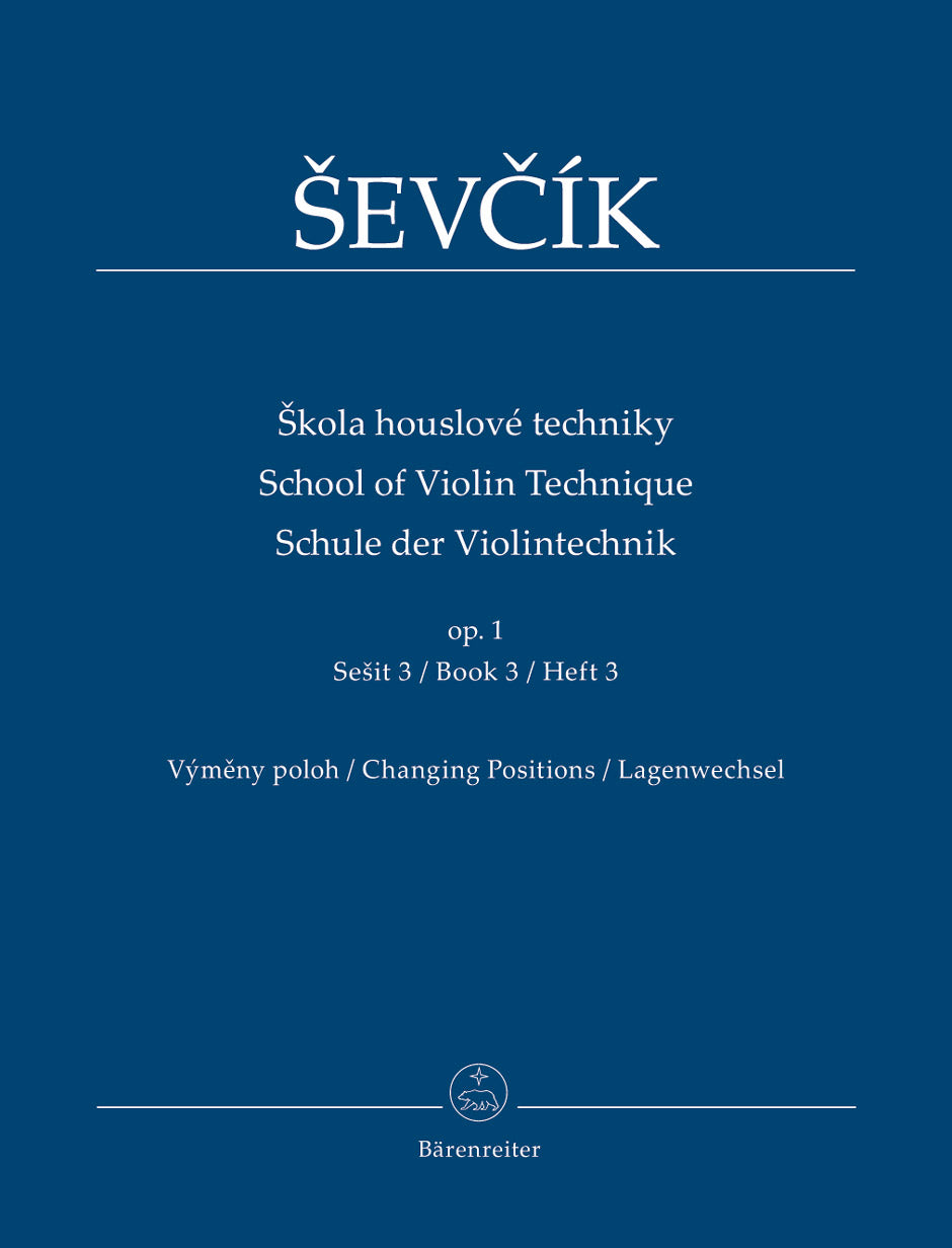 Ševčík: School of Violin Technique, Op. 1 - Book 3 (Changing Positions)