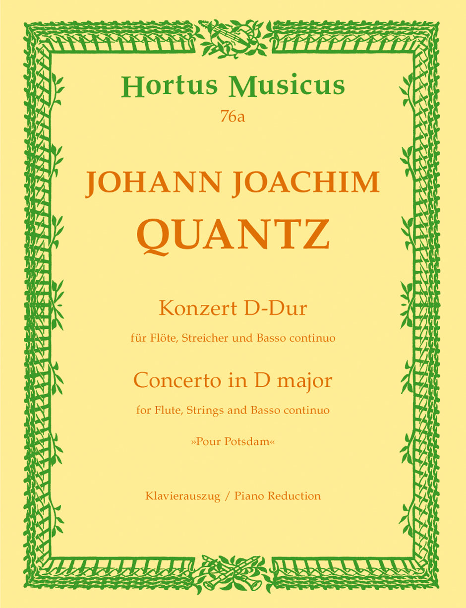 Quantz: Flute Concerto in D Major ("Pour Potsdam")