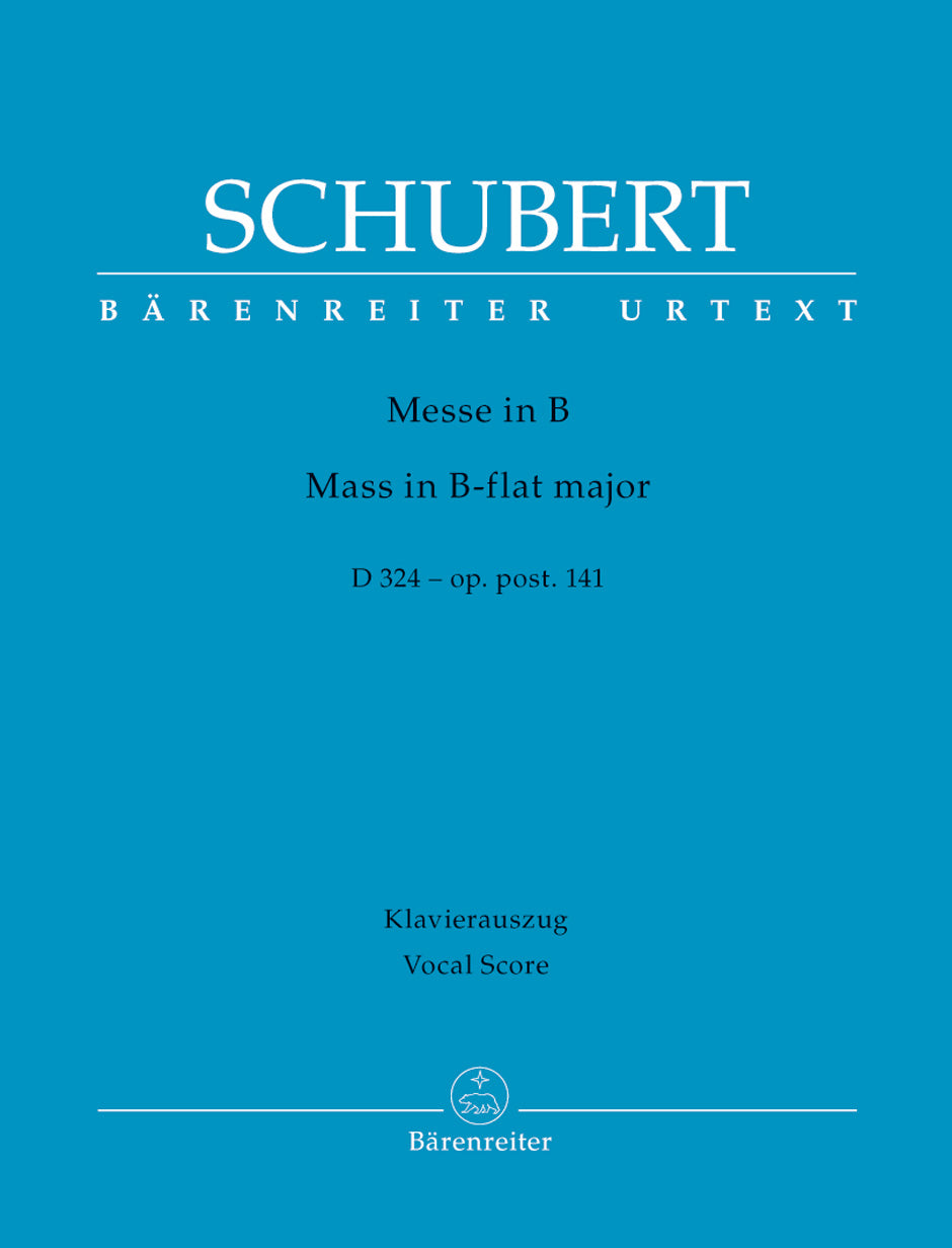 Schubert: Mass in B-flat Major, D 324, Op. posth. 141