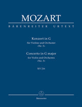 Mozart: Violin Concerto No. 3 in G Major, K. 216