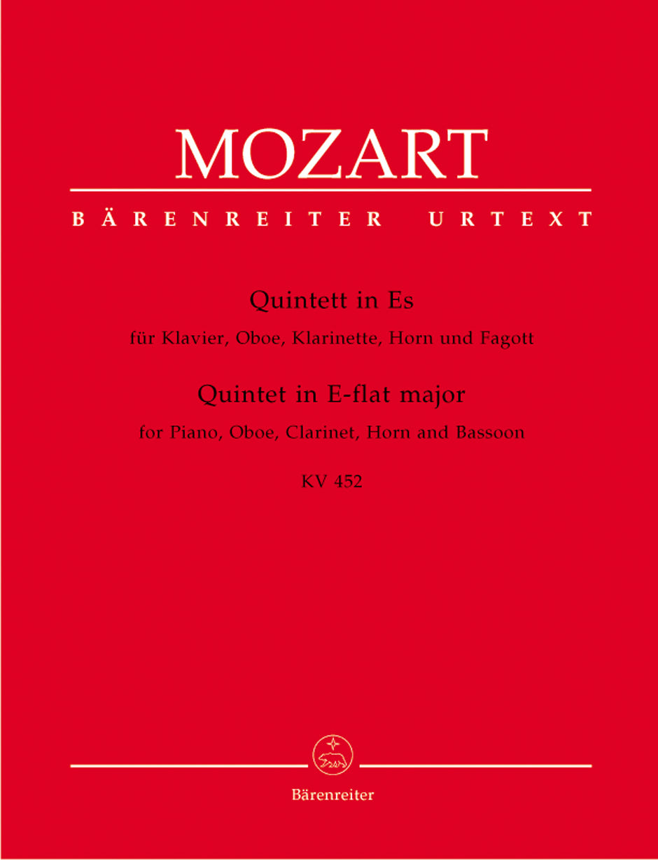 Mozart: Quintet for Piano and Winds in E-flat Major, K. 452