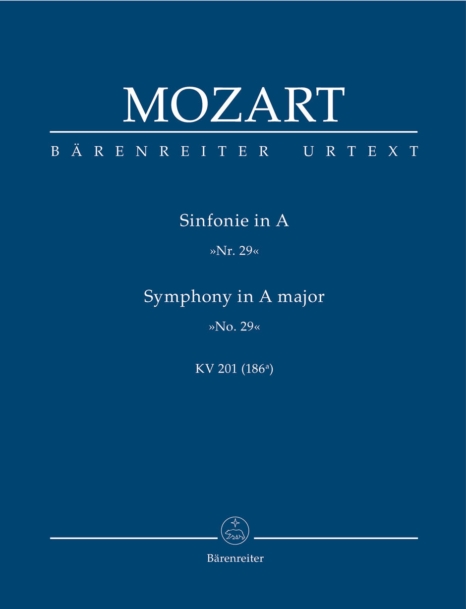 Mozart: Symphony No. 29 in A Major, K. 201 (186a)