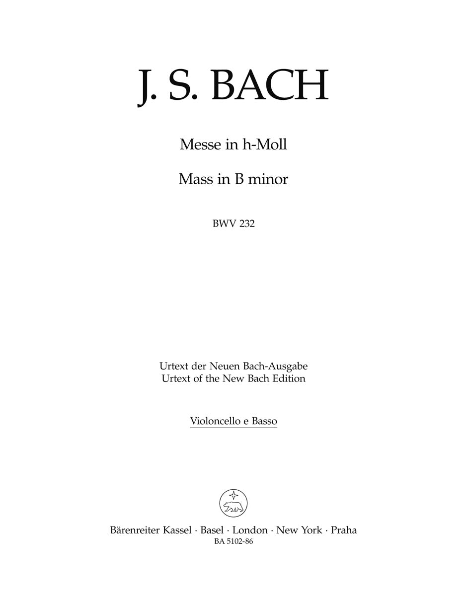 Bach: Mass in B Minor, BWV 232