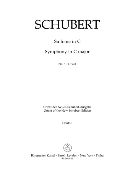 Schubert: Symphony No. 8 in C Major, D 944 ("The Great")