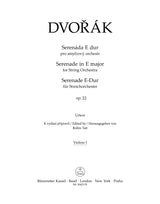 Dvořák: Serenade in E Major, Op. 22