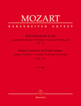 Mozart: Piano Concerto No. 14, K. 449 (Version for Piano & String Quartet)