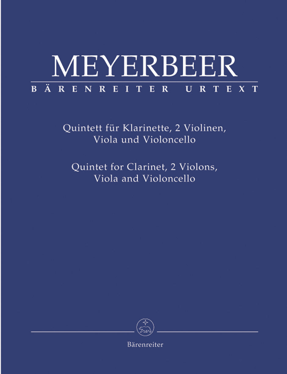 Meyerbeer: Clarinet Quintet in E-flat Major