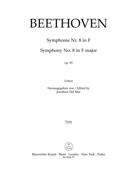 Beethoven: Symphony No. 8 in F Major, Op. 93