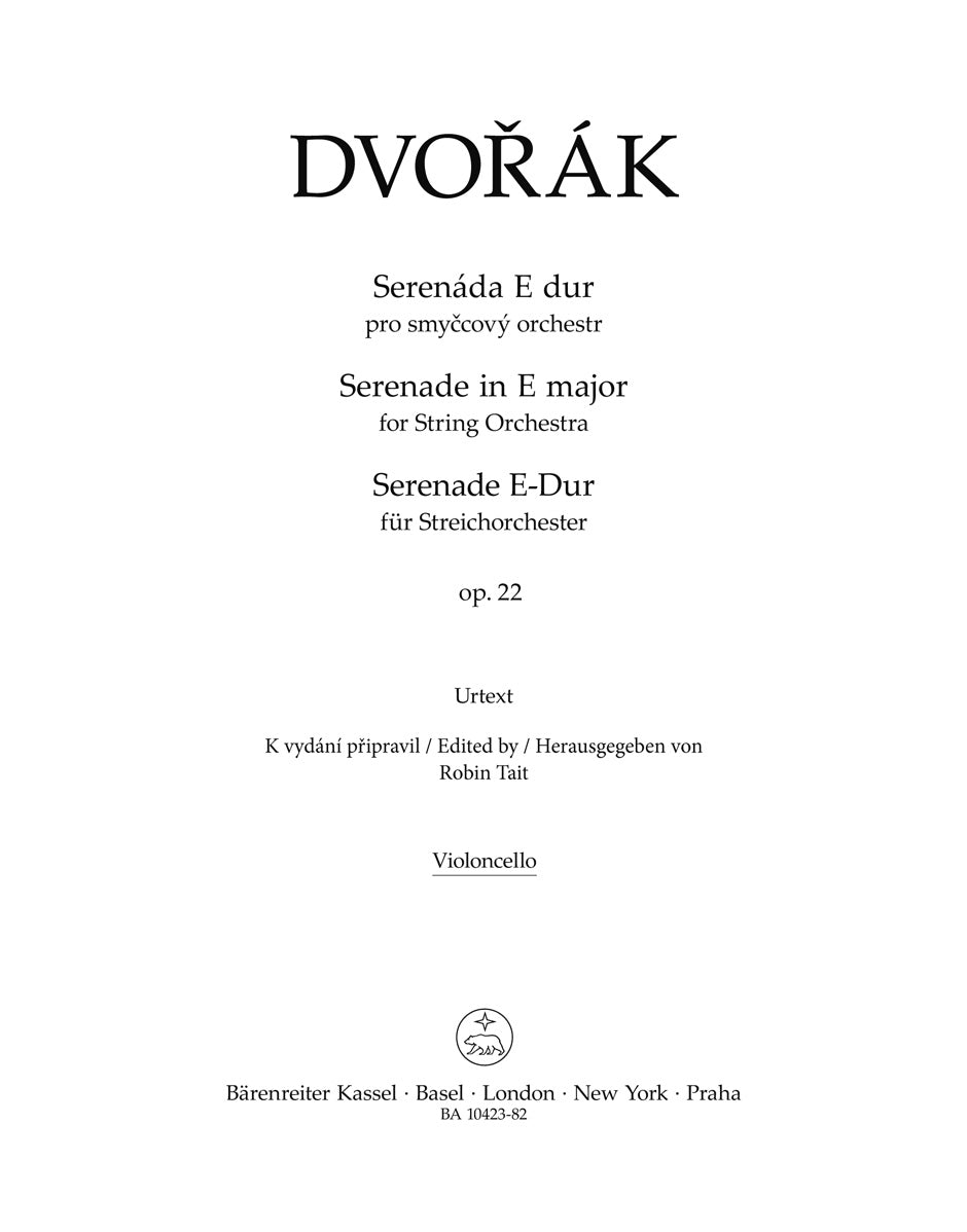 Dvořák: Serenade in E Major, Op. 22