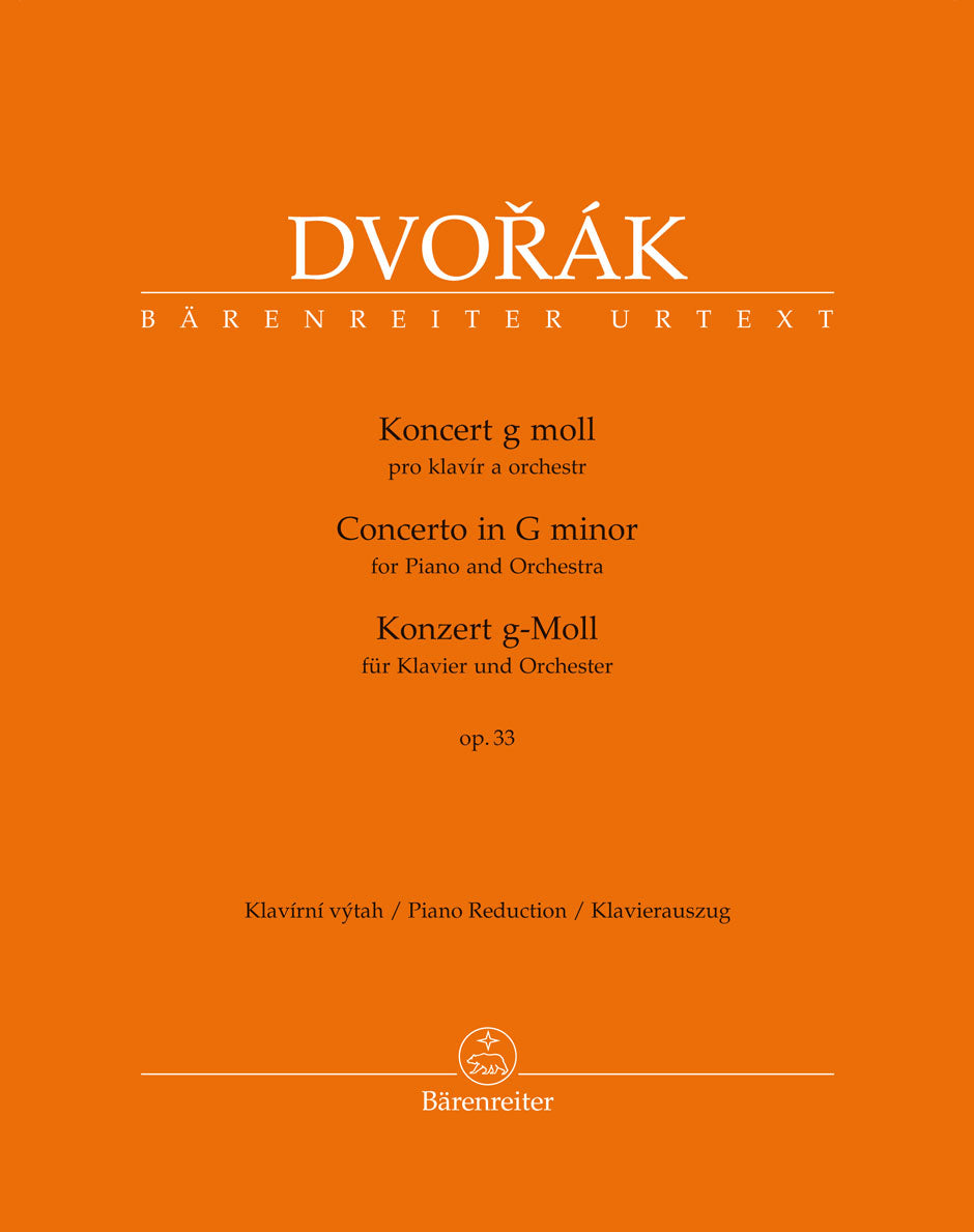 Dvořák: Piano Concerto in G Minor, Op. 33, B 63