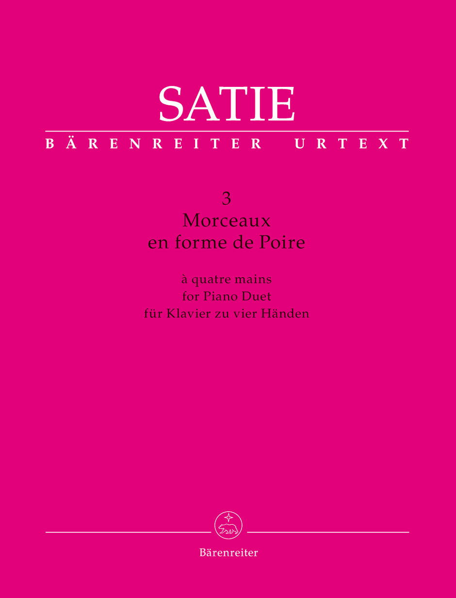 Satie: 3 Morceaux en forme de Poire