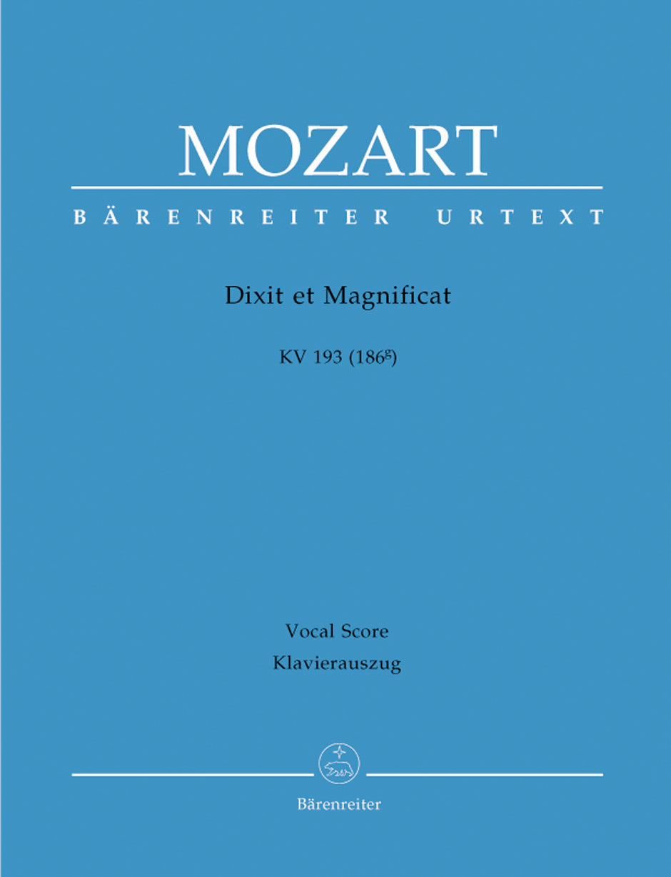 Mozart: Dixit et Magnificat, K. 193 (186g)