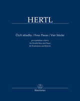 Hertl: 4 Pieces for Double Bass and Piano