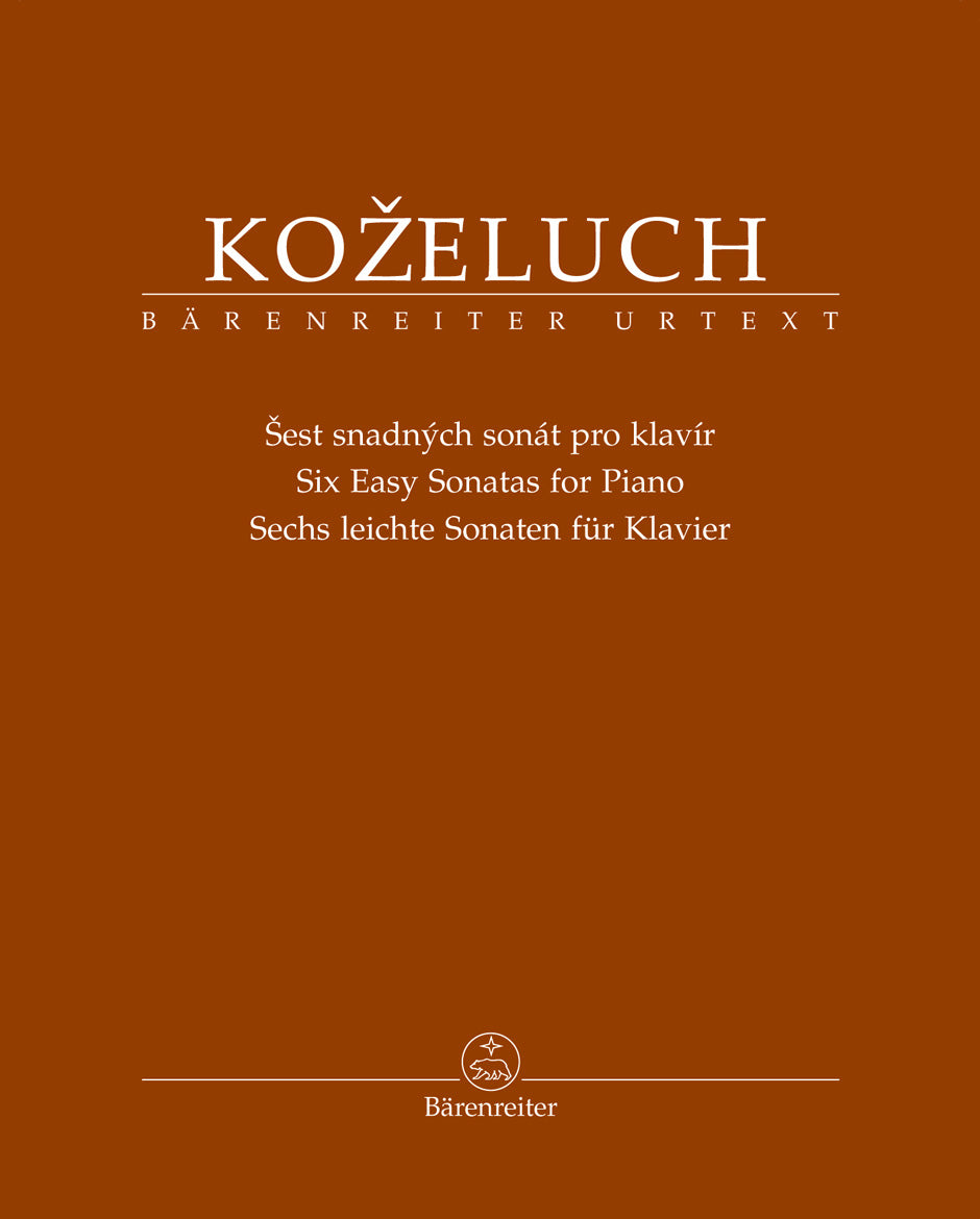 Koželuch: 6 Easy Piano Sonatas