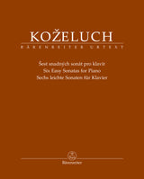 Koželuch: 6 Easy Piano Sonatas