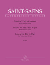 Saint-Saëns: Violin Sonata No. 2 in E-flat Major, Op. 102