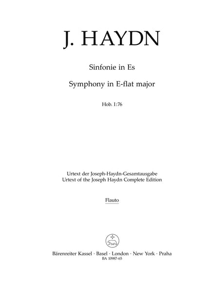 Haydn: Symphony in E-flat Major, Hob. I:76