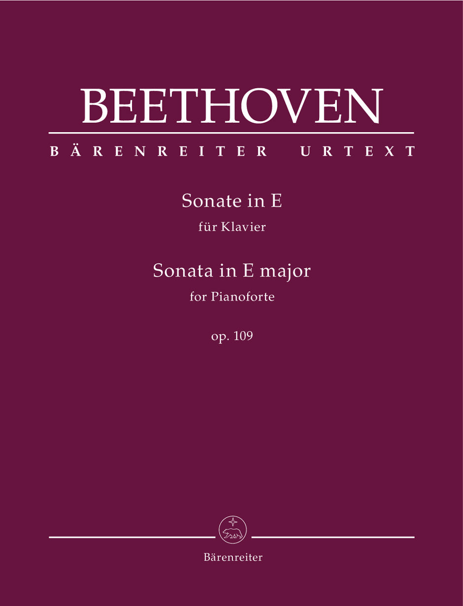 Beethoven: Piano Sonata No. 30 in E Major, Op. 109