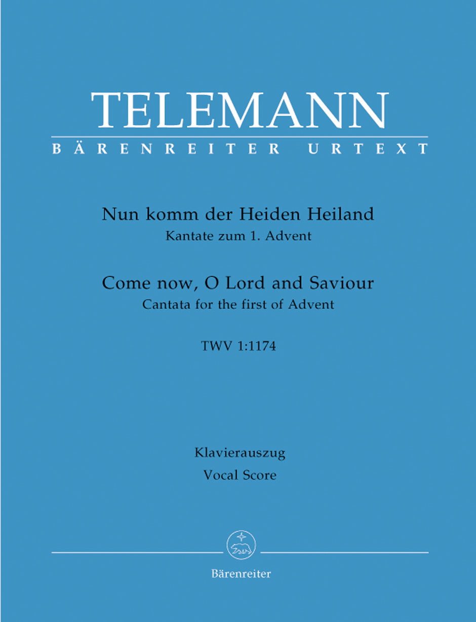 Telemann: Nun komm der Heiden Heiland, TWV 1:1174