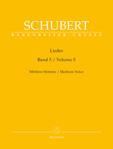 Schubert: Lieder - Volume 5