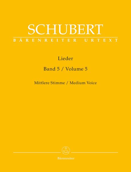 Schubert: Lieder - Volume 5