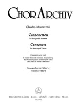 Monteverdi: Canzonetten