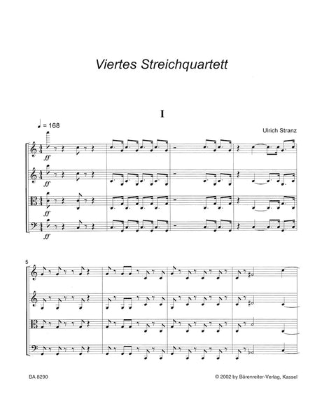 Stranz: String Quartet No. 4