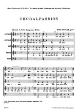 Distler: Choralpassion nach den vier Evangelien, Op. 7