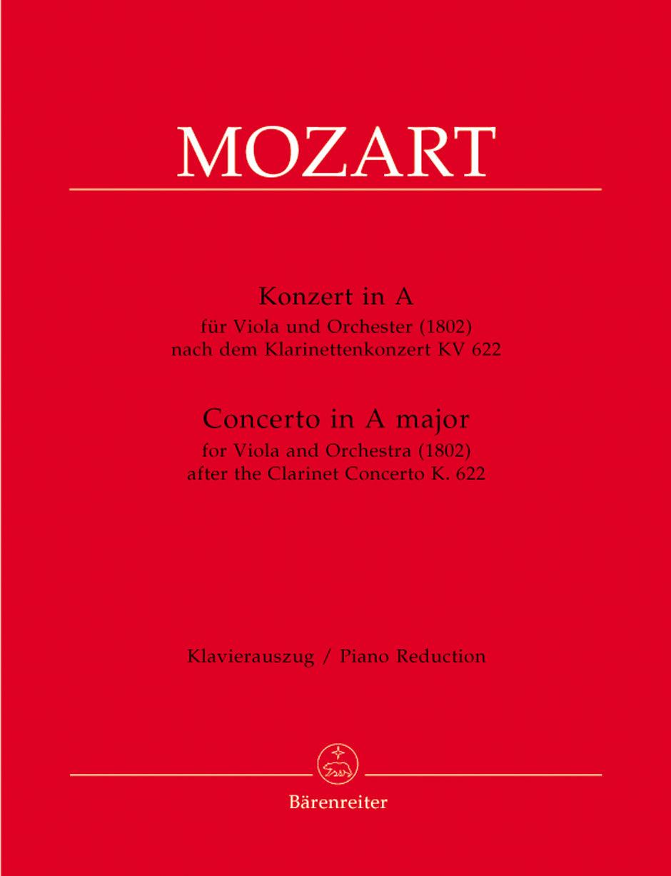 Mozart: Viola Concerto in A Major