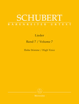 Schubert: Lieder - Volume 7