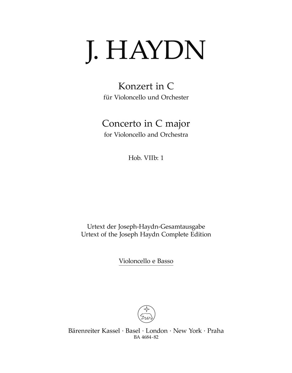 Haydn: Cello Concerto in C Major, Hob. VIIb:1