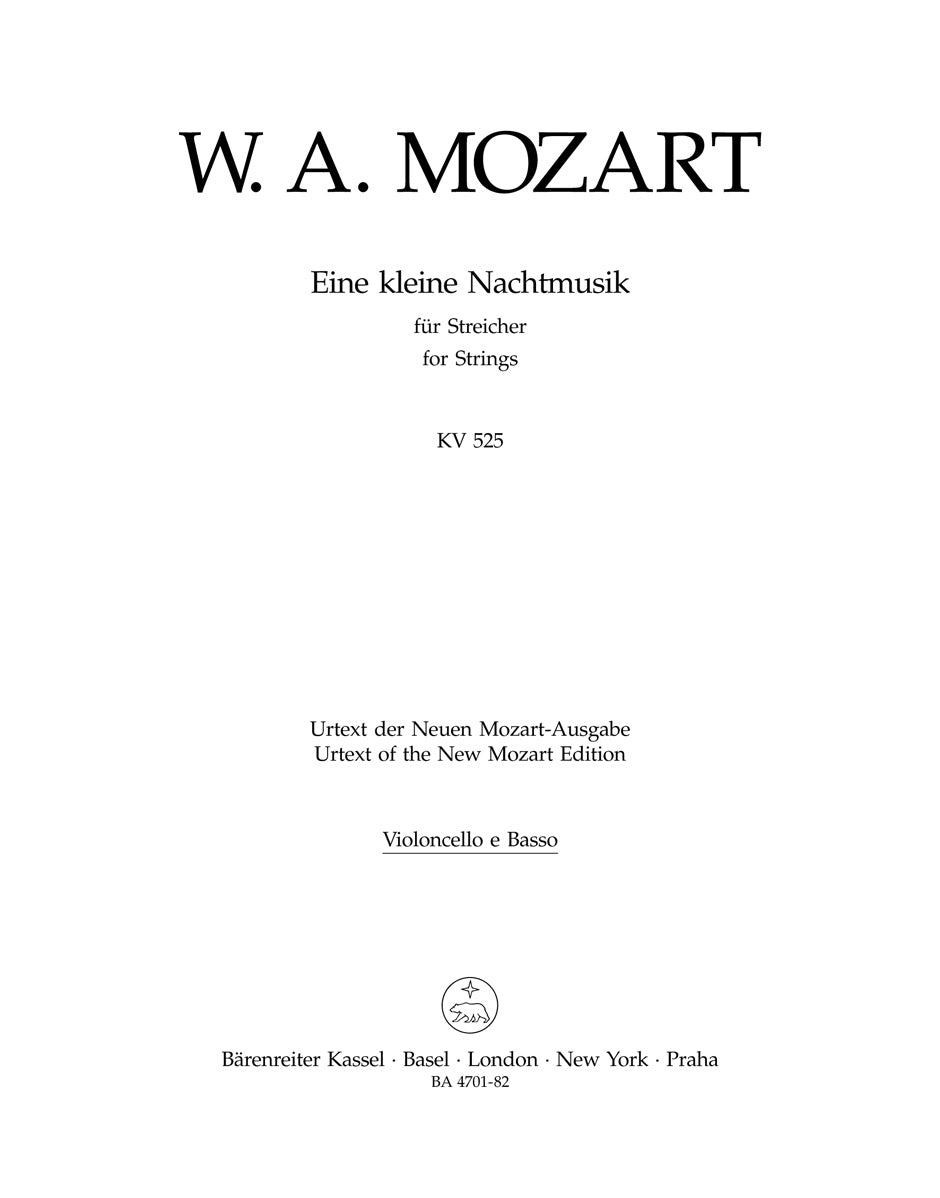 Mozart: Eine kleine Nachtmusik for Strings, K. 525