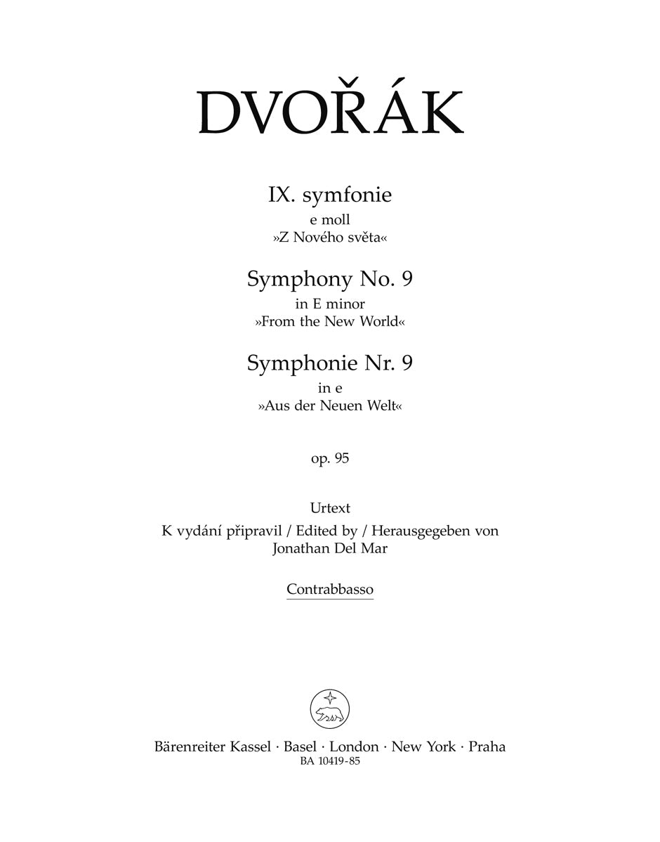 Dvořák: Symphony No. 9 in E Minor, Op. 95