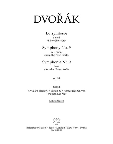 Dvořák: Symphony No. 9 in E Minor, Op. 95